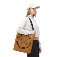 Inspirational Tote Bag - Be Kind, Be Brave Design