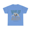 Wake Up to Reality Unisex Heavy Cotton Tee - Motivational Graphic T-Shirt