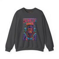 Gorilla Games Crewneck Sweatshirt, Retro Gamer Sweatshirt, Fun Unisex Sweatshirt, Unique Gift for Gamers, Casual Wear