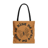 Inspirational Tote Bag - Be Kind, Be Brave Design